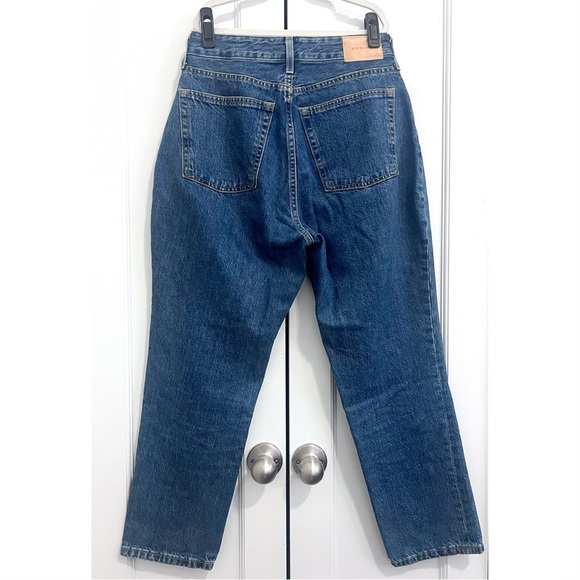 Everlane The Curvy 90s Cheeky Straight Jeans in Medium Blue Wash - Size 29 - Picture 2 of 5